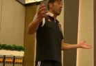 Буффон в качестве «новичка» команды исполнил песню-посвящение (Видео) Буффон в качестве «новичка» команды исполнил песню-посвящение (Видео)