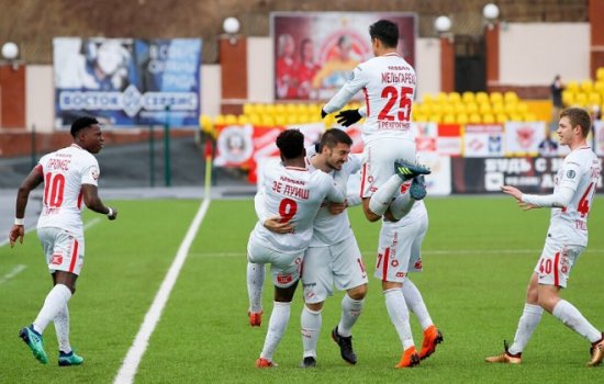 Голы Боккетти и Ханни принесли Спартаку выездную победу над Амкаром