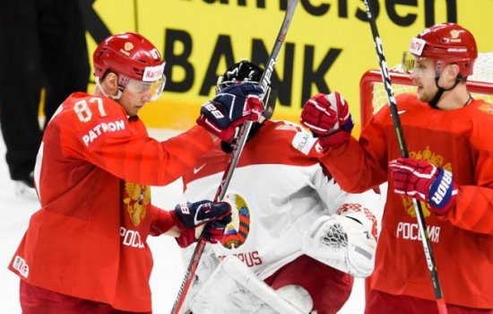 Сборная России по хоккею разгромила Белоруссию в рамках группового раунда ЧМ-2018