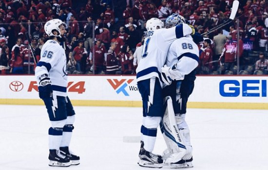 Тампа повторно обыграла Вашингтон и сравняла счёт в полуфинальной серии Кубка Стэнли-2017/18