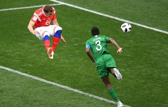 Россия – Саудовская Аравия. Гол Дзюбы. ВИДЕО