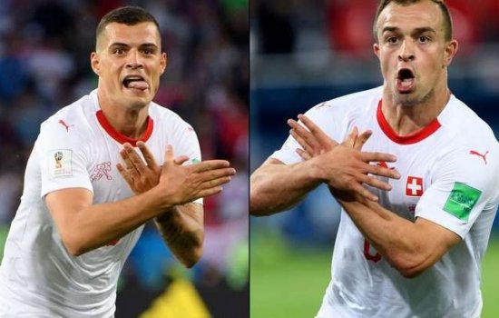 Газета Швейцарии призвала болельщиков поддержать Джаку и Шакири