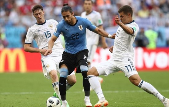 Уругвай – Россия: счёт после 1-го тайма в пользу южноамериканской команды
