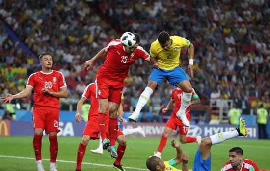 Бразилия обыграла Сербию и с 1-го места вышла в 1/8 финала ЧМ-2018