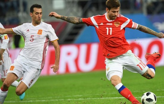 Россия сыграет против Испании в 1/8 финала ЧМ-2018 в белой форме