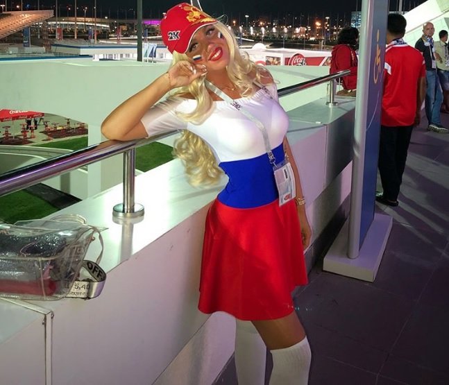 Соблазнительные болельщицы на матче ЧМ-2018 Россия – Хорватия: фото Соблазнительные болельщицы на матче ЧМ-2018 Россия – Хорватия: фото