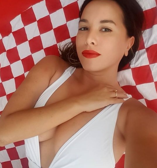 Хорватская модель в преддверии финала ЧМ-2018 дала откровенное обещание: фото Хорватская модель в преддверии финала ЧМ-2018 дала откровенное обещание: фото