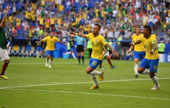 Бразилия – Мексика. Гол Неймара. ВИДЕО