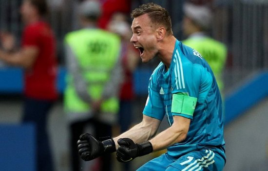 Акинфеева сразу после игры с Испанией забрали на допинг-проверку