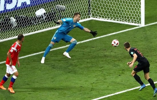 Россия – Хорватия. Гол Крамарича. ВИДЕО