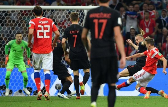 Матч 1/4 финала ЧМ-2018 Россия – Хорватия стал самым рейтинговым на украинском ТВ