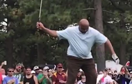 Чарльз Баркли зажигает на гольфе