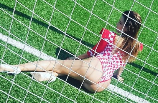 Хорватская модель в преддверии финала ЧМ-2018 дала откровенное обещание: фото