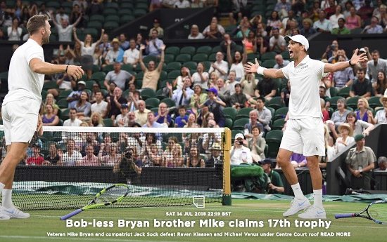 Майк Брайан вернулся на 1 место в парном разряде