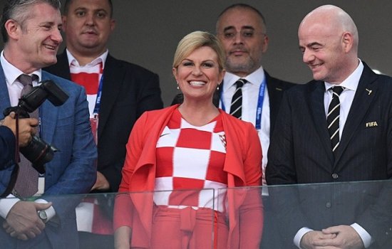 Президент Хорватии на русском языке поблагодарила РФ за ЧМ-2018 по футболу: видео