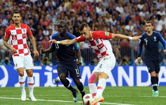 Франция – Хорватия. Гол Перишича. ВИДЕО