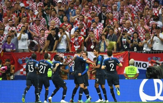 Франция победила Хорватию в финале чемпионата мира-2018 по футболу