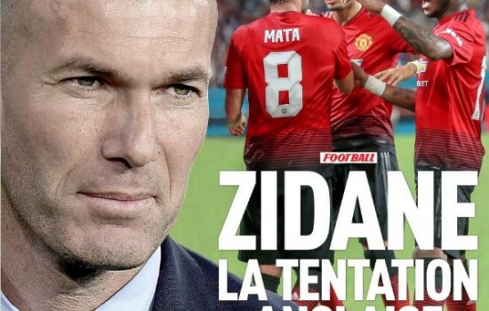 Зидан хочет сменить Моуриньо в Манчестер Юнайтед