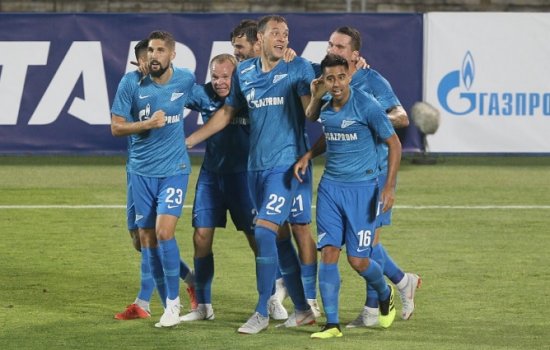 Зенит разорвал Динамо Минск вдесятером при пустых трибунах