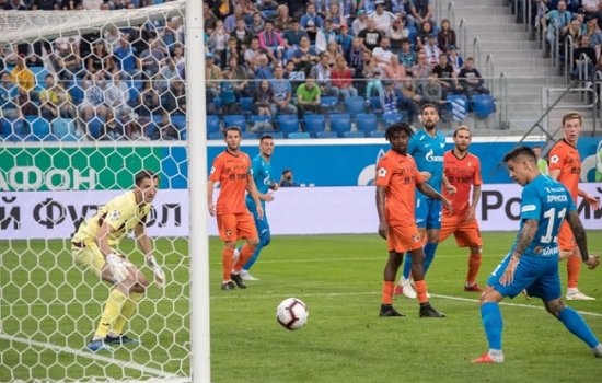 Зенит разгромил Урал и укрепил лидерство в розыгрыше РПЛ-2018/19