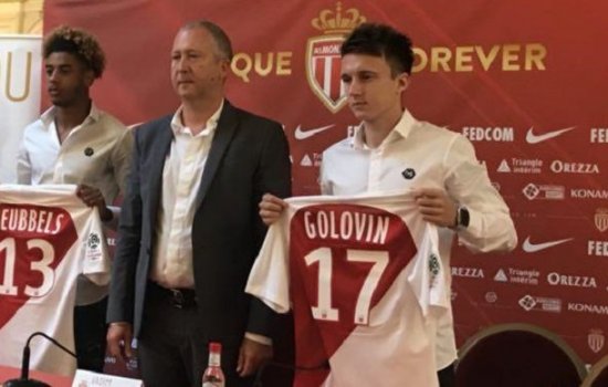 Головина официально представили в качестве игрока французского Монако