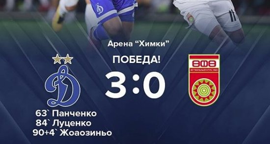 Динамо - ФК Уфа: голы, видеообзор матча 4-го тура РПЛ