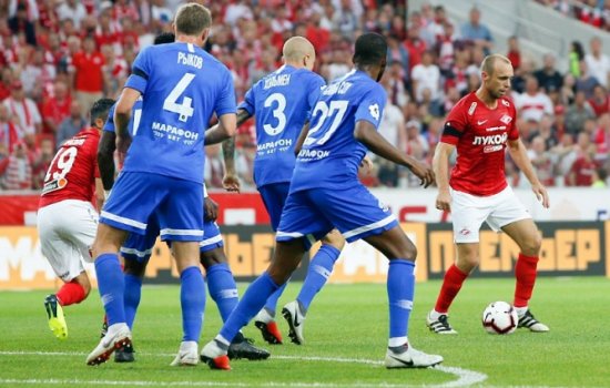 Спартак – Динамо М: счёт после 1-го тайма в пользу красно-белых