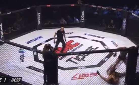 «Бульдог» из ММА «вырубил» 26-летнего Маджиди за 20 секунд (Видео)