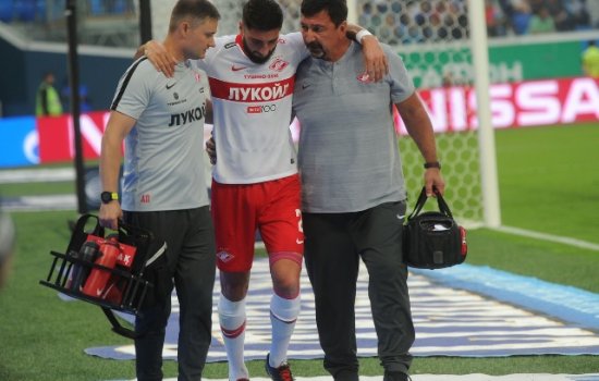 Жиго порвал «кресты» и выбыл из строя Спартака на 5-6 месяцев