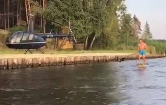 Владимир Кличко сломал весло - оператор «ржал» до слёз (Видео)