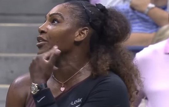 Серена Уильямс устроила скандал в финале US open (Видео)