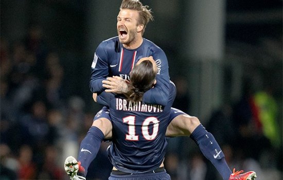 Бекхэм «обозвал» Ибрагимовича старичком: видео