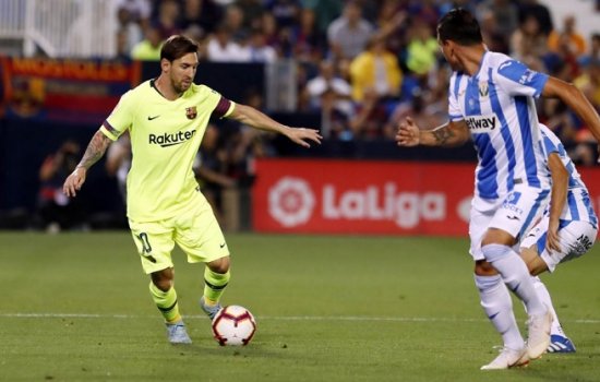 Барселона получила серьёзную оплеуху от Леганеса: голы, обзор матча (Видео)