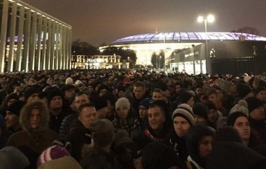 Давка у МЦК после матча Лиги Чемпионов ЦСКА – Реал: видео