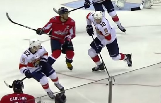 Тренер «Флориды» хочет, чтобы Овечкина наказали за силовой прием (Видео)