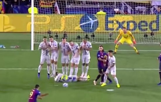 Интер изобрел потрясающий способ защиты на штрафных ударах (Видео)