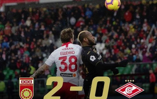 Спартак безвольно проиграл Уфе на выезде: голы, обзор матча (Видео)