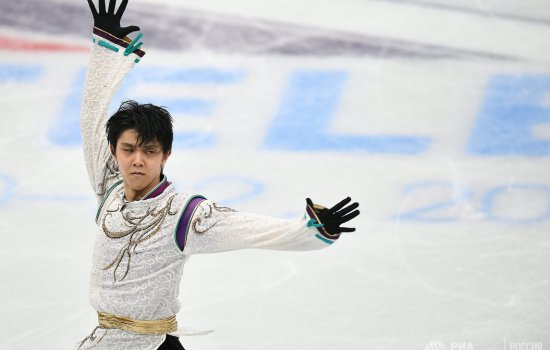 Японский фигурист Ханю выиграл московский этап Гран-при (видео)
