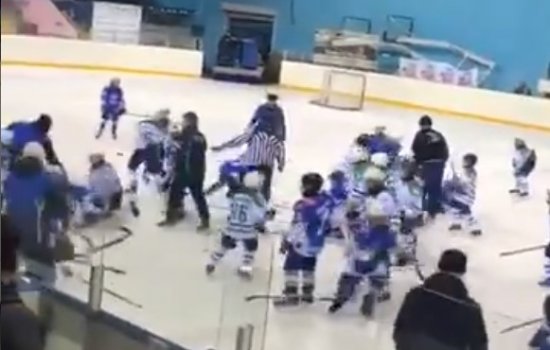 В Стерлитамаке произошла массовая драка 10-летних хоккеистов (Видео)