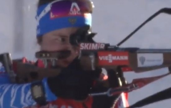 Екатерина Юрлова-Перхт стала третьей в спринтерской гонке (Видео)