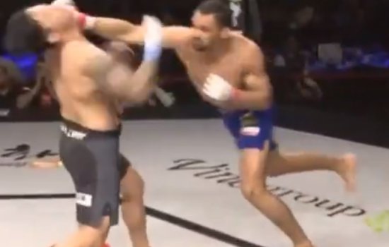 Бразильский боец ММА Мичел Перейра провел «убийственный» удар с правой (Видео)