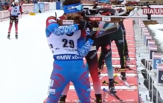 Благодаря чистой стрельбе Гараничев вырвал 3-е место в масс-старте