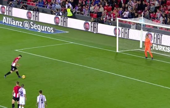 Адурис забил Вальядолиду «пижонский» пенальти без разбега (Видео)