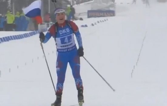 Женская сборная России по биатлону неожиданно выиграла эстафету в Оберхофе (Видео)