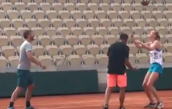 Петра Квитова по-футбольному готовится к «Ролан Гаррос»