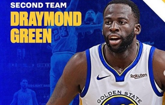 Дрэймонд Грин вновь попал только во 2-ю пятерку лучших защитников НБА