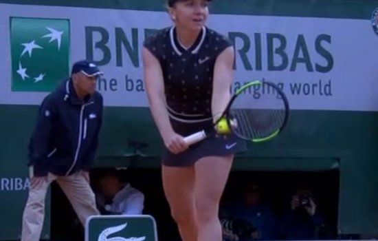 Симона Халеп в 3-х сетах победила Томлянович на «Ролан Гаррос»