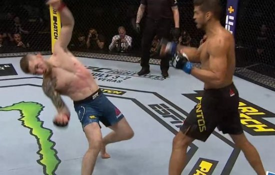 39-летний Сантос «вырубил» Рэя с одного удара (UFC)
