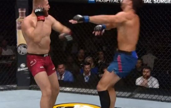 Блахович «вырубил» Рокхолда с левой руки (UFC 239)