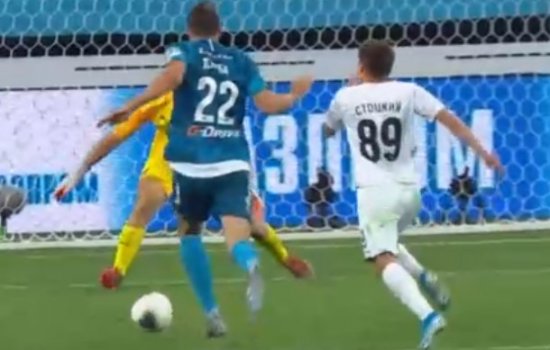 Дзюба в компенсированное время помог «Зениту» уйти от поражения с «Краснодаром» (видео)